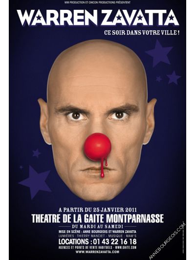 Affiche du spectacle "Ce Soir Dans Votre Ville" mise en scène Anne Bourgeois